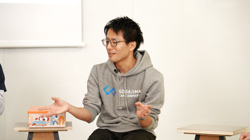 「側島製罐株式会社」の石川貴也さん