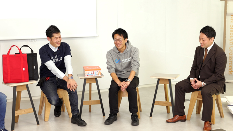 片岡さん、石川さん。五十嵐さん