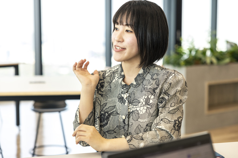 茶のつたや　清水 真由さん